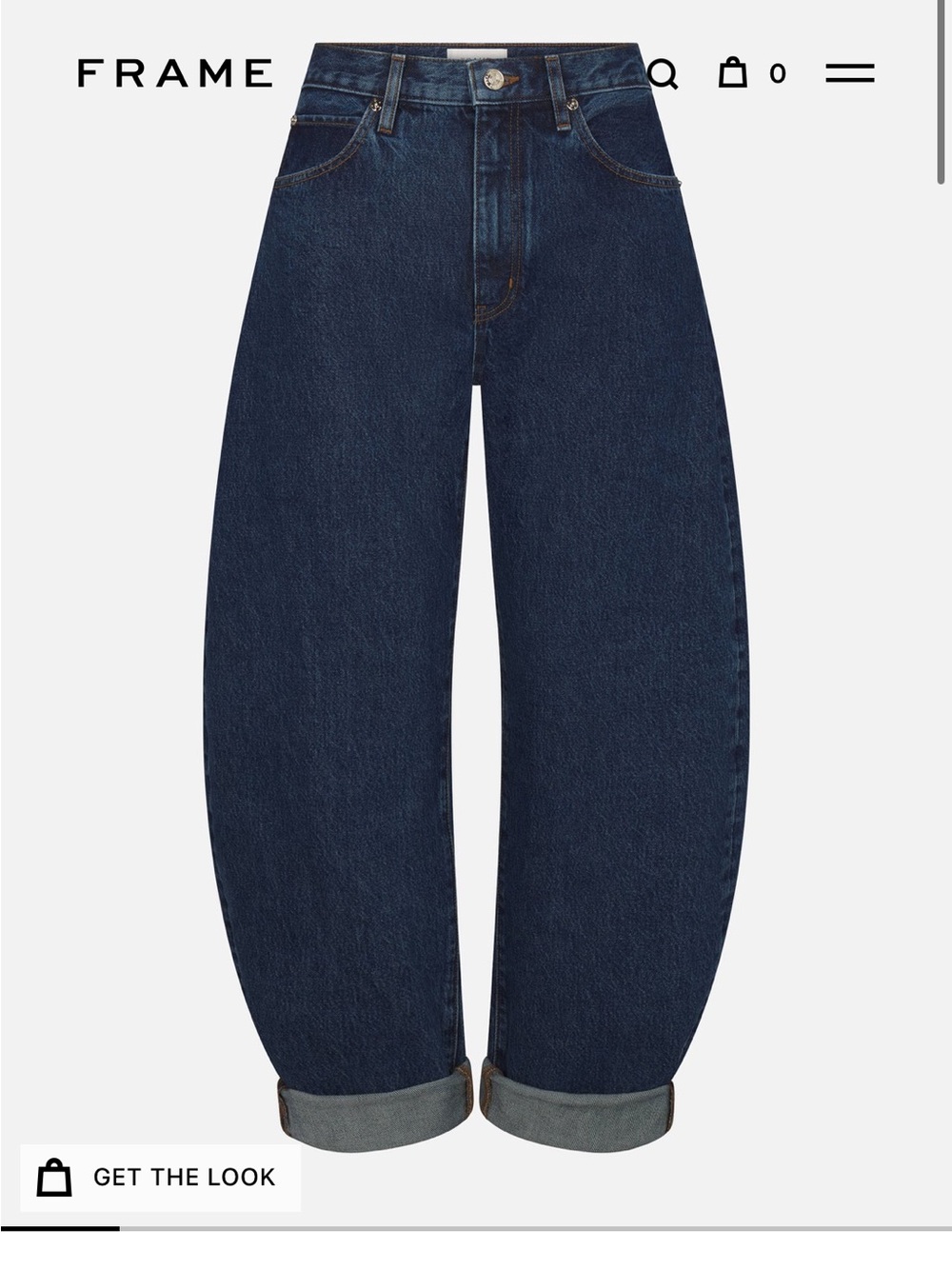 Frame Bubble Jeans